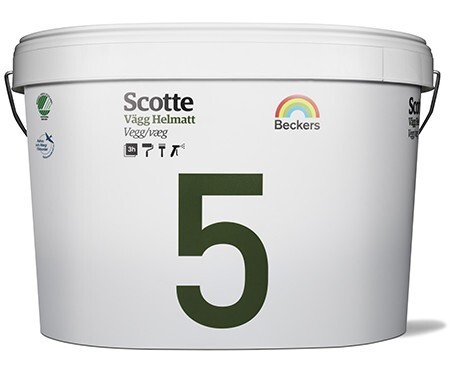 Beckers Scotte 5 Væg Halvmat S0500-N 10L