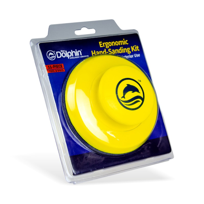 BlueDolphin Ergonomic Hand-Sanding Kit 11-PIECE