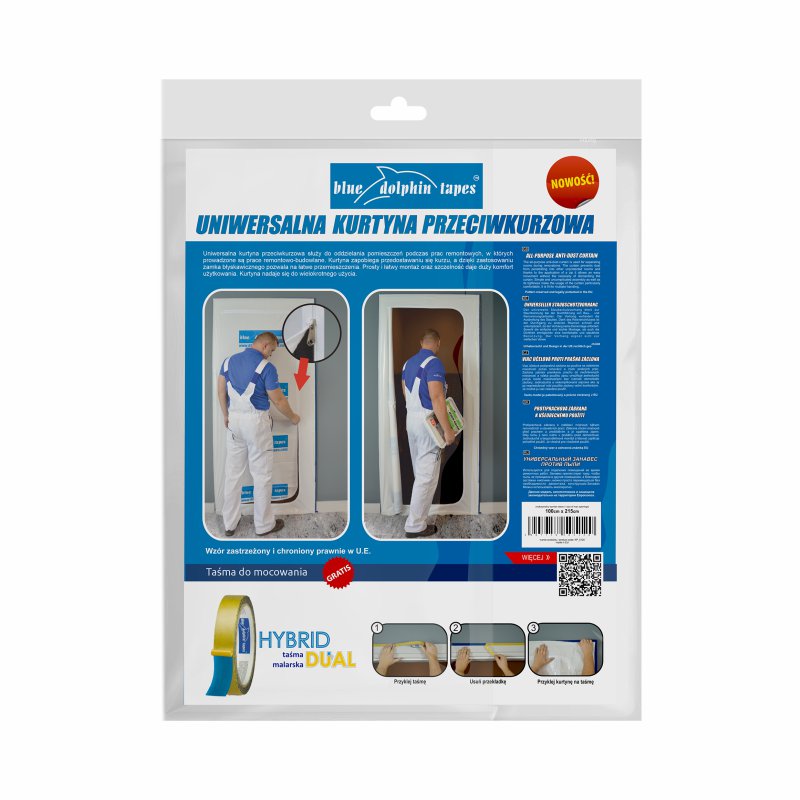 BlueDolphin Dust Door 100 x 215cm