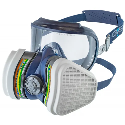 GVS Elipse Integra Safety goggles and half mask with replaceable filters ABEK1 P3RD M/L