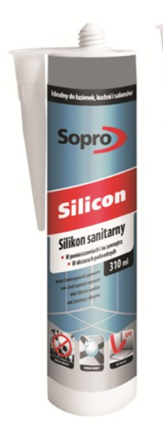 Sopro Sanitær silikone HVID 310ml