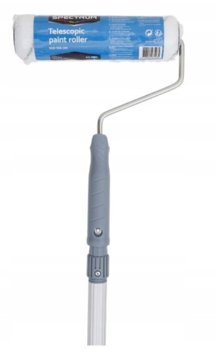 SPECTRUM Teleskopisk malerrulle 18cm 45-85cm