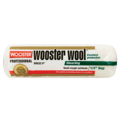 WOOSTER  wool Semi-rough 18" x 1/2"