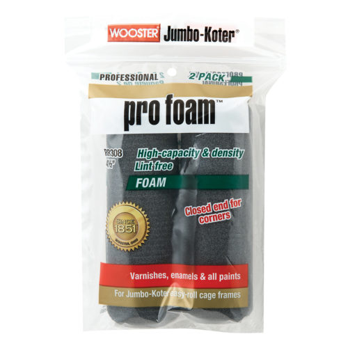 WOOSTER Jumbo-Koter Pro Foam  4 " x 1/2"  2stk