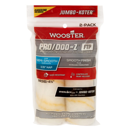WOOSTER Jumbo-Koter Pro/Doo-Z FTP Pół-szorstki 4 " x 1/2"   2stk