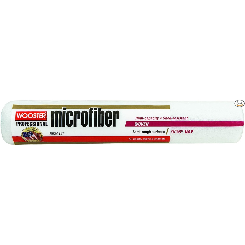 WOOSTER Micro Fiber Semi-rough 14" x 9/16"