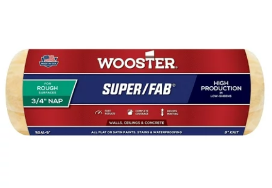 WOOSTER Super Fab Rough 9" x 3/4"