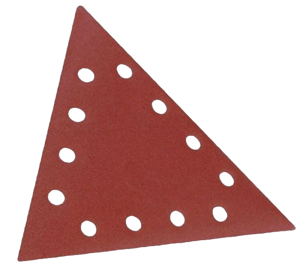 AŻUR Trekant Slibepapir (290x290, Rød)