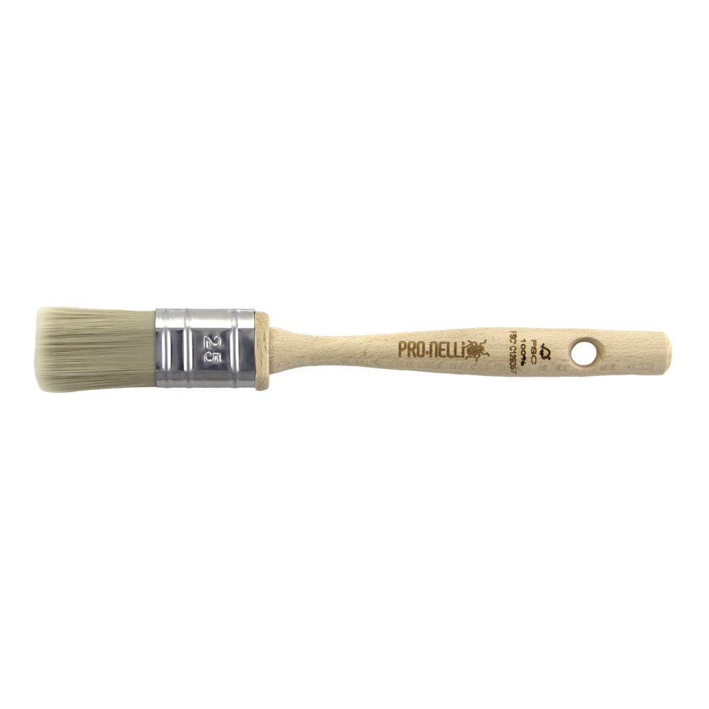 PRO-NELLI Soft Oval Synthetic Brush