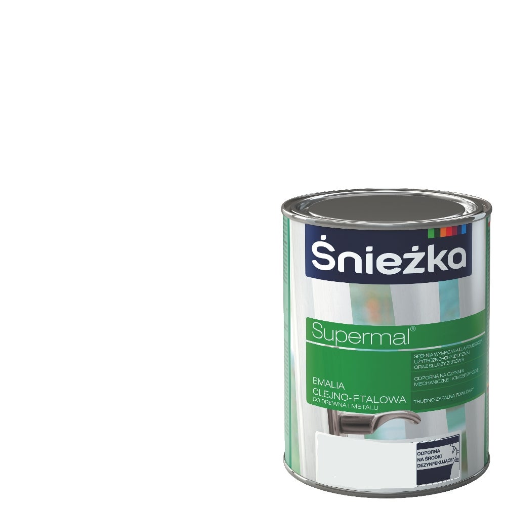 Śnieżka Supermal oil-phthalic enamel 5L White Mat