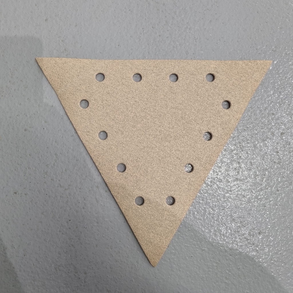 AŻUR Sandpaper Trójkąt 290x290 Żółty