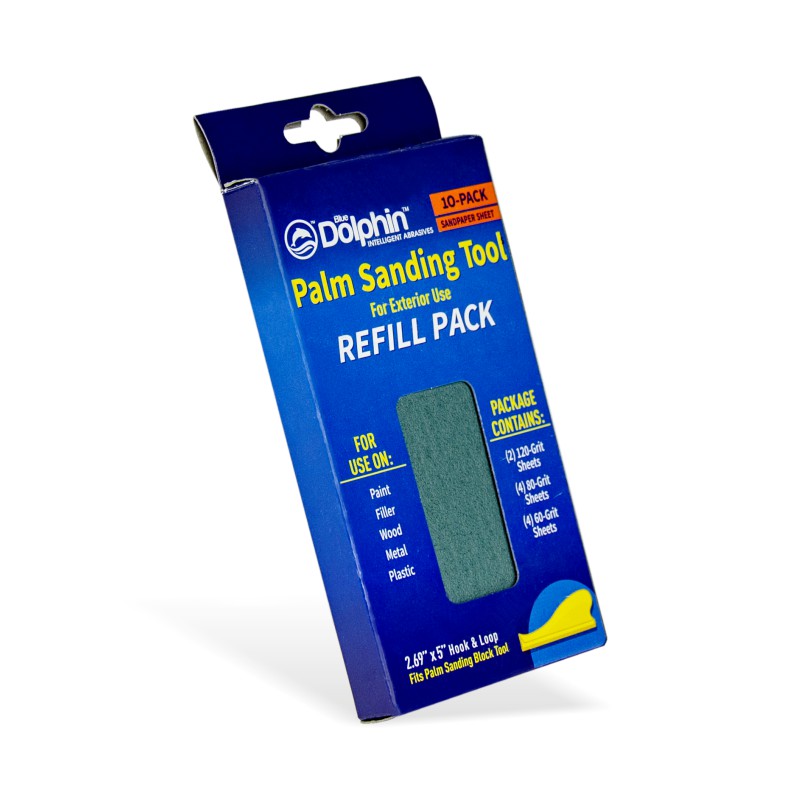 BlueDolphin Palm Sanding Tool REFILL 10-PACK