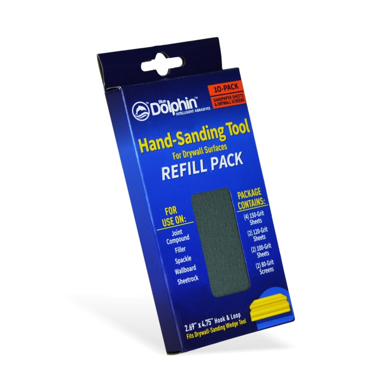 BlueDolphin Hand Sanding Tool REFILL 10-PACK