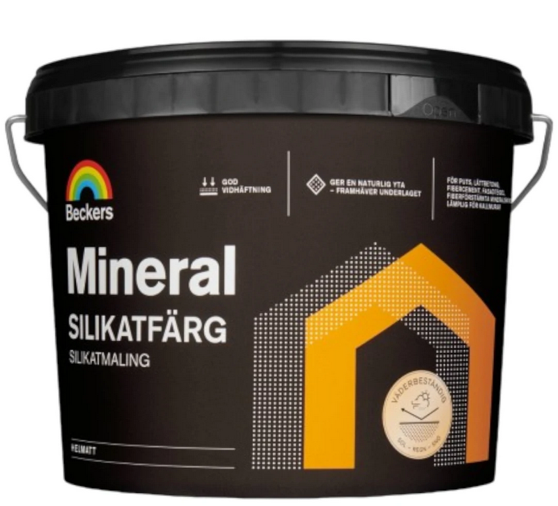 Beckers Mineral Silicate Paint 9L S1060-Y10R