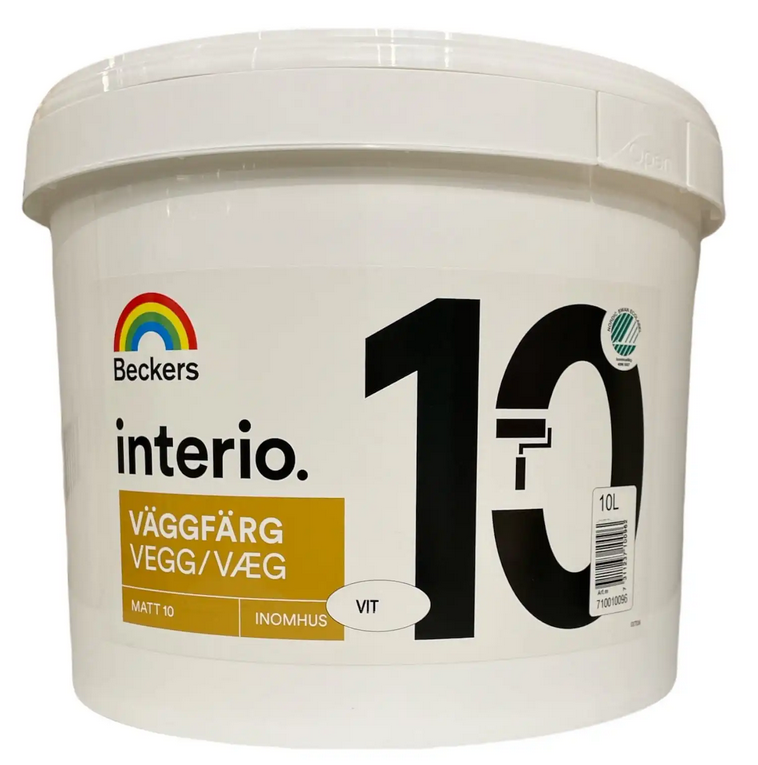 Beckers INTERIO VÄGGFÄRG 10 10L (S 0502-Y)