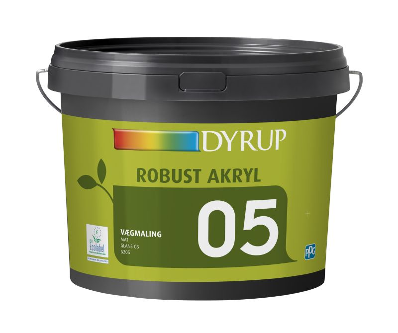 DYRUP Robust 05 Vægmaling 10L RAL 9010