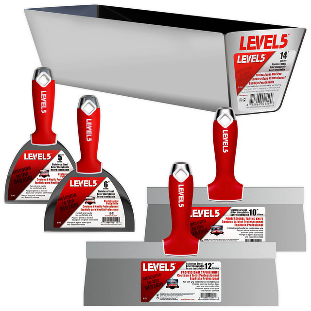 LEVEL5 Stainless Steel Hand Tool Finishing Set