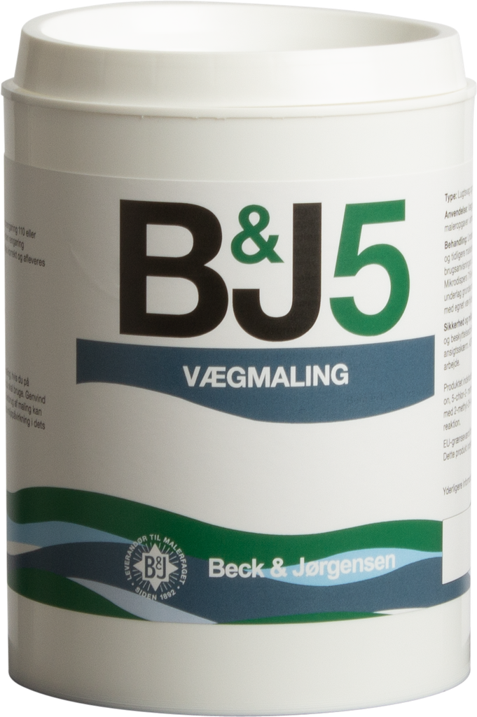 B&J 5 Vægmaling Hvid/A-Base 900ml