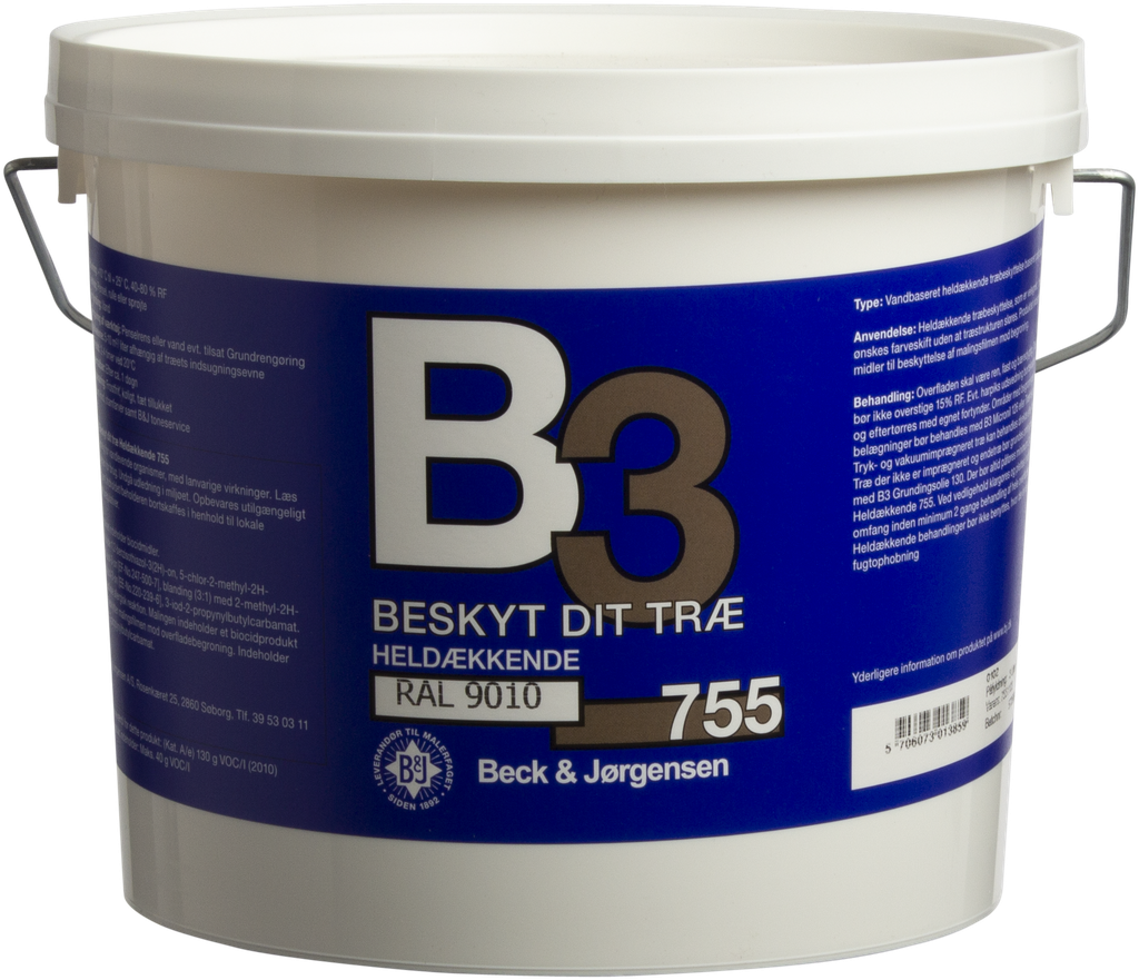 B&J 755 B3 Hvid/A-Base 4,5L