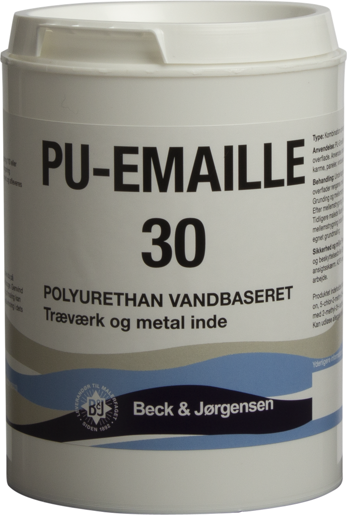 B&J PU-Emalia 30 Baza Biała 0,9L