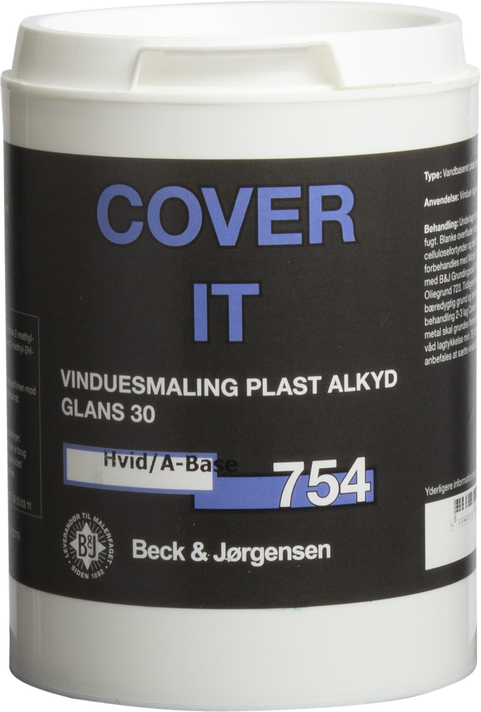 B&J COVER IT 754 Base Hvid 0,9L