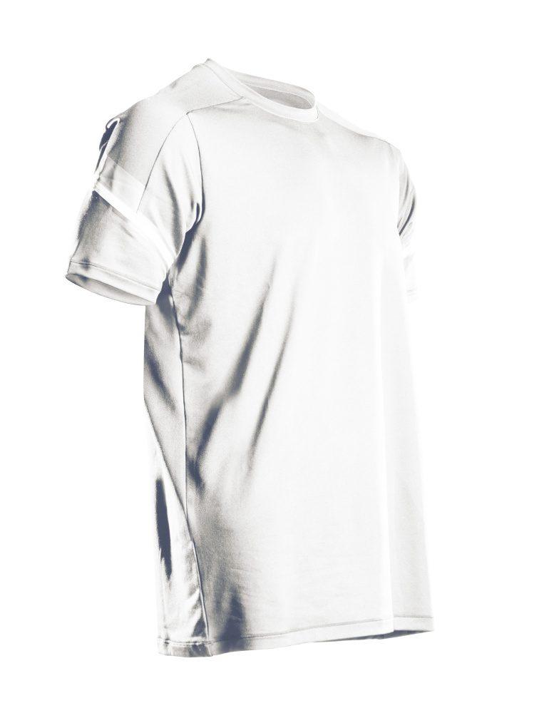 MASCOT T-shirt, nowoczesny krój, BIAŁY