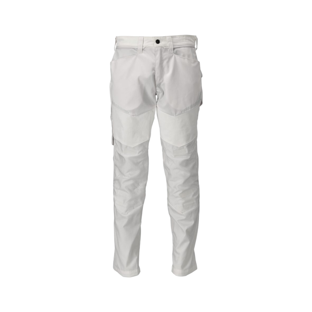 CORDURA® Spodnie z kieszeniami na kolanach Białe