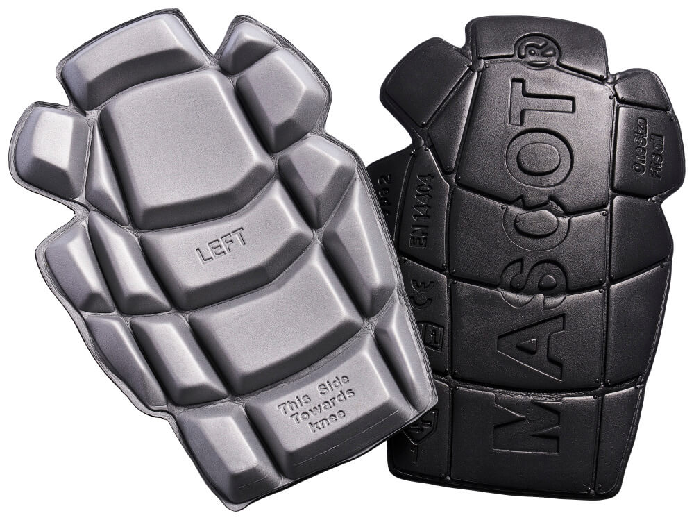 MASCOT Knee pads, ergonomic, light weight, BLACK/LIGHT GRAY