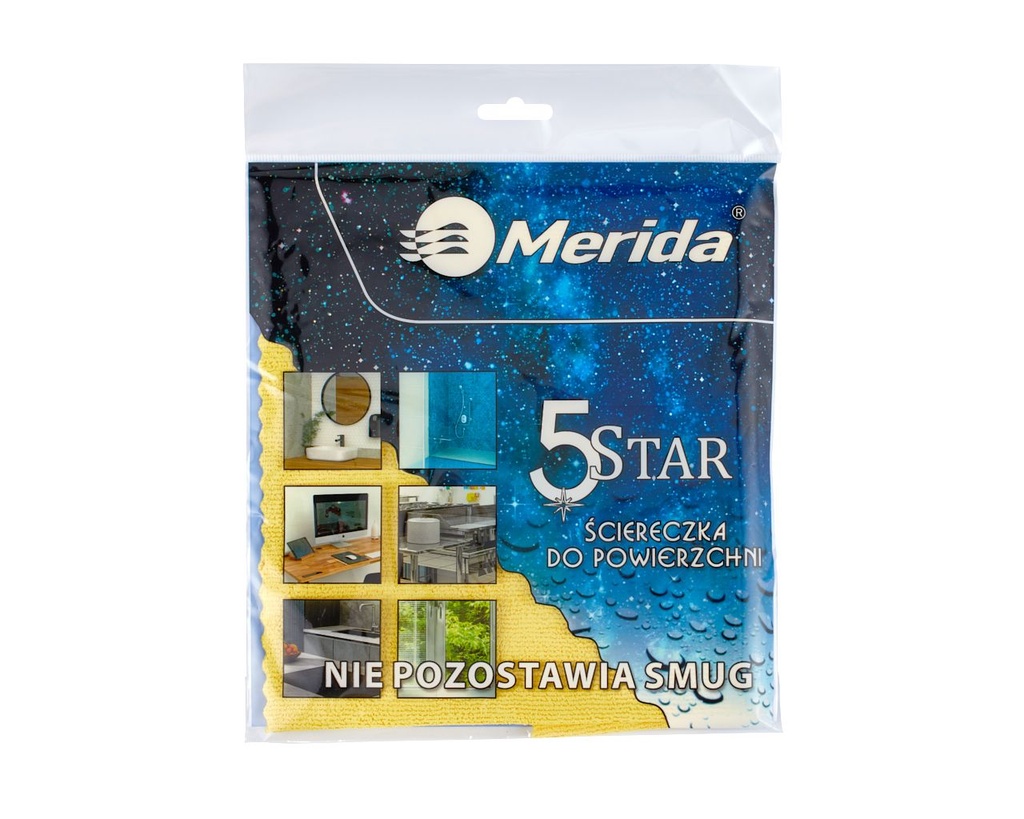 5 STAR polyurethanbelagt mikrofiberdug, gul