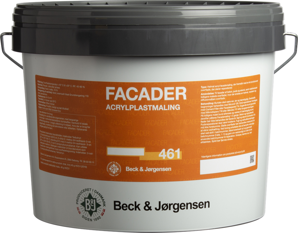 B&J Farba fasadowa 461 Baza Biała 9L