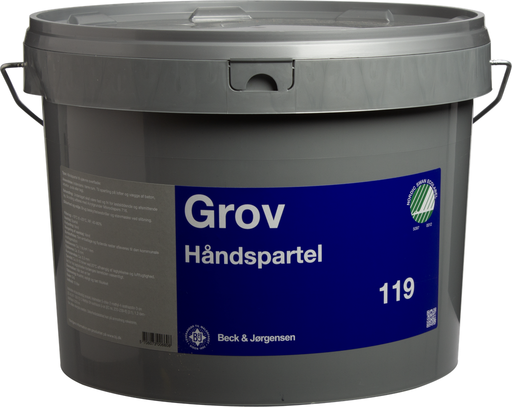 Beck & Jørgensen Grov Håndspartel 119 10L
