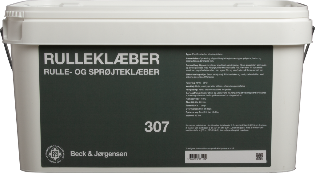 B&J Rulleklæber 307 12L