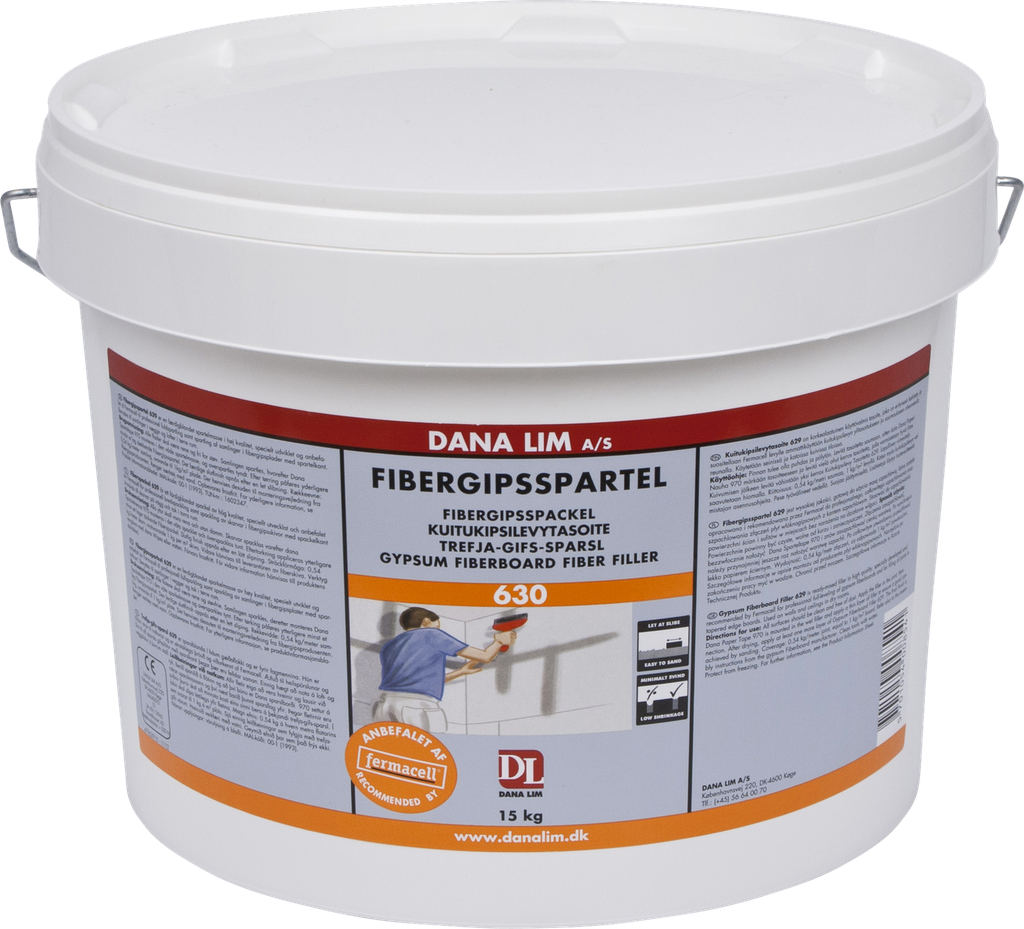 Dana Lim Fibergipsspartel 630 15kg