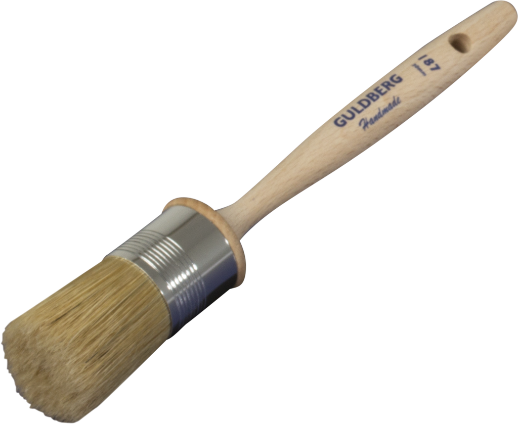 GULDBERG Rundpensel 187 Håndl. Synt. 30mm