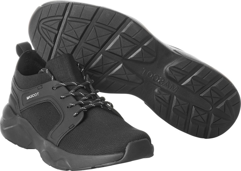 MASCOT Sneakers med snørebånd, SORT