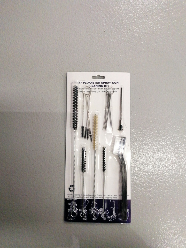 17 pc. Master Spray Gun Cleaning Kit