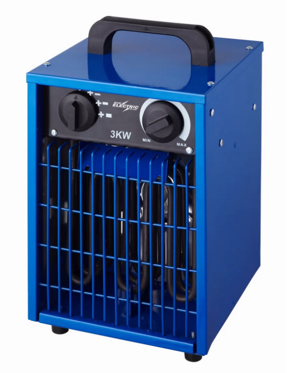 BLUE ELECTRIC Varmeblæser med kabel