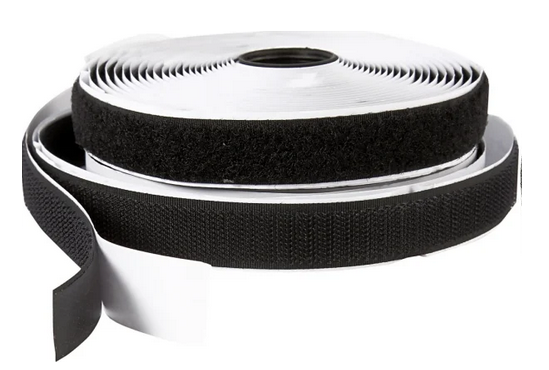 Velcro tape Hook&Loop, 20mm 5m, BLACK