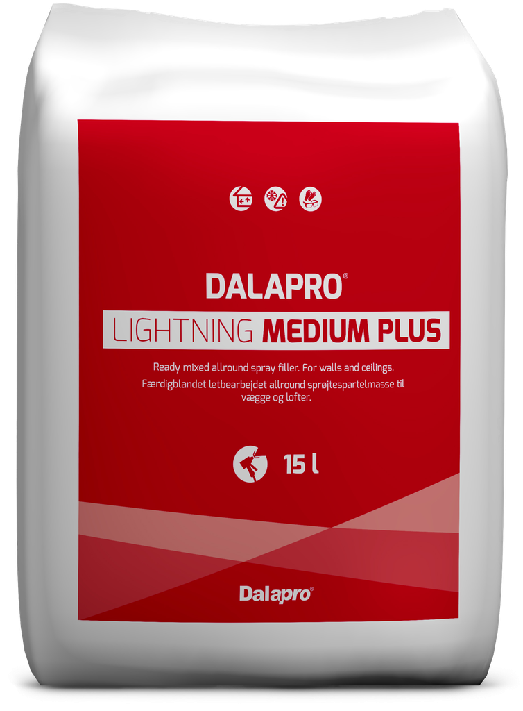 DALAPRO lightning medium plus sprøjtespartel 15L