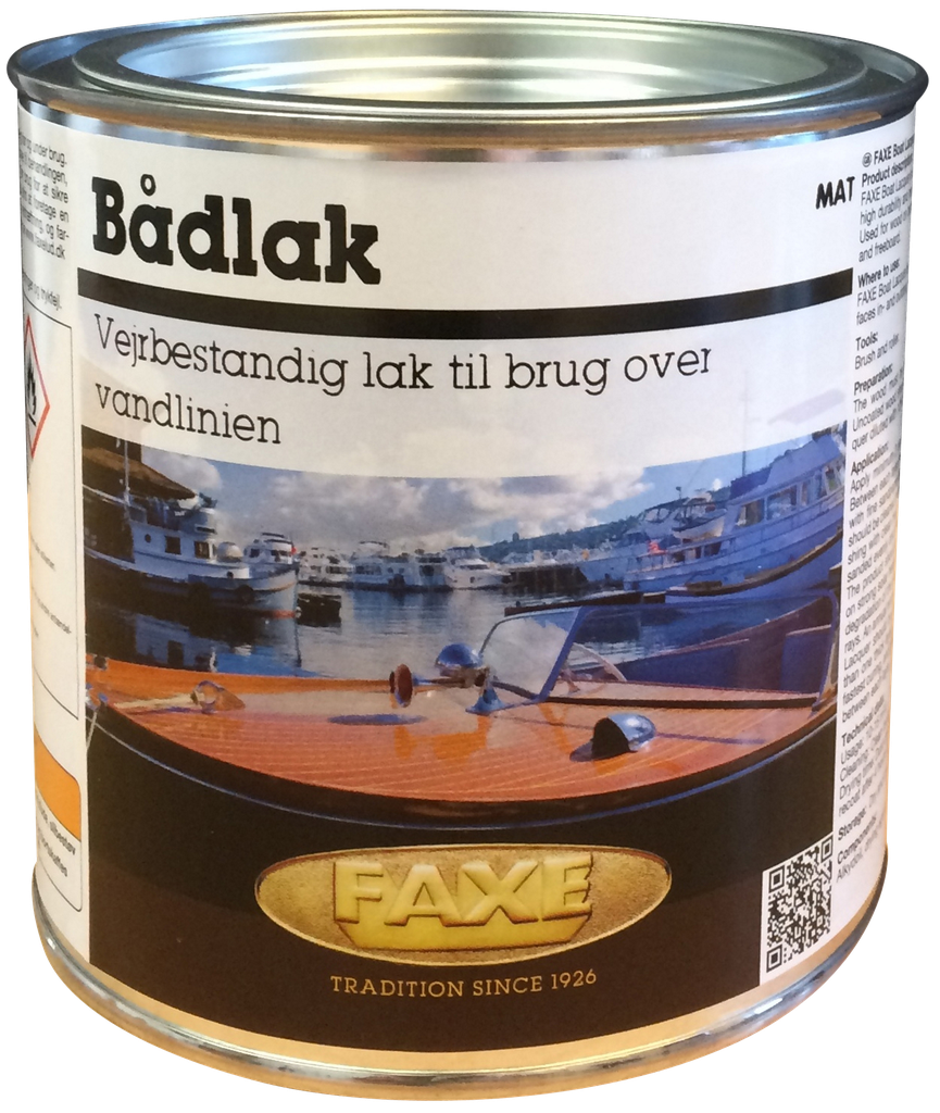 FAXE Bådlak Mat 0,75L