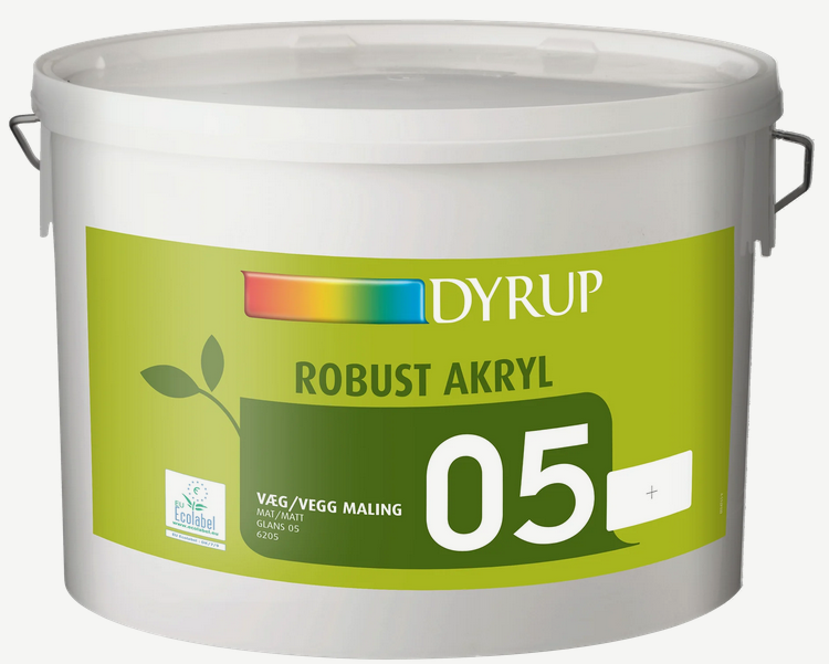 DYRUP Robust 05 Lys Råhvid 10L