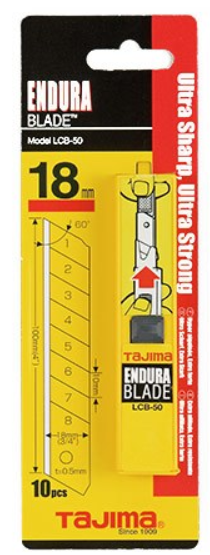 TAJIMA Broken blades 18mm (10 pcs)