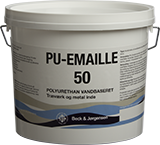 B&J PU-Emaille 50 Base Hvid 2,7 L