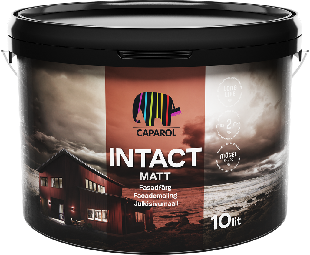 CAPAROL Farba elewacyjna Intact Matt Base 3 9L