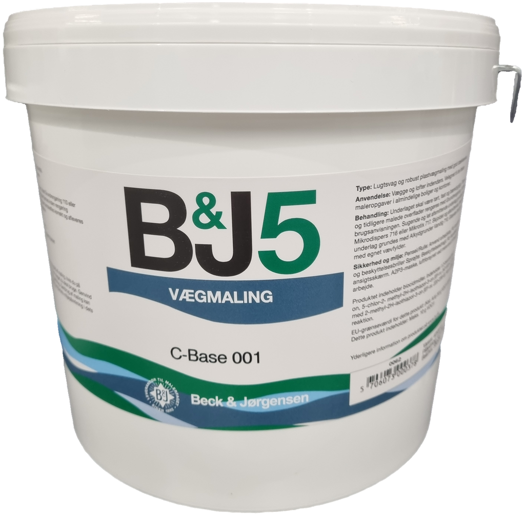 B&J 5 Vægmaling C-Base 4,5L