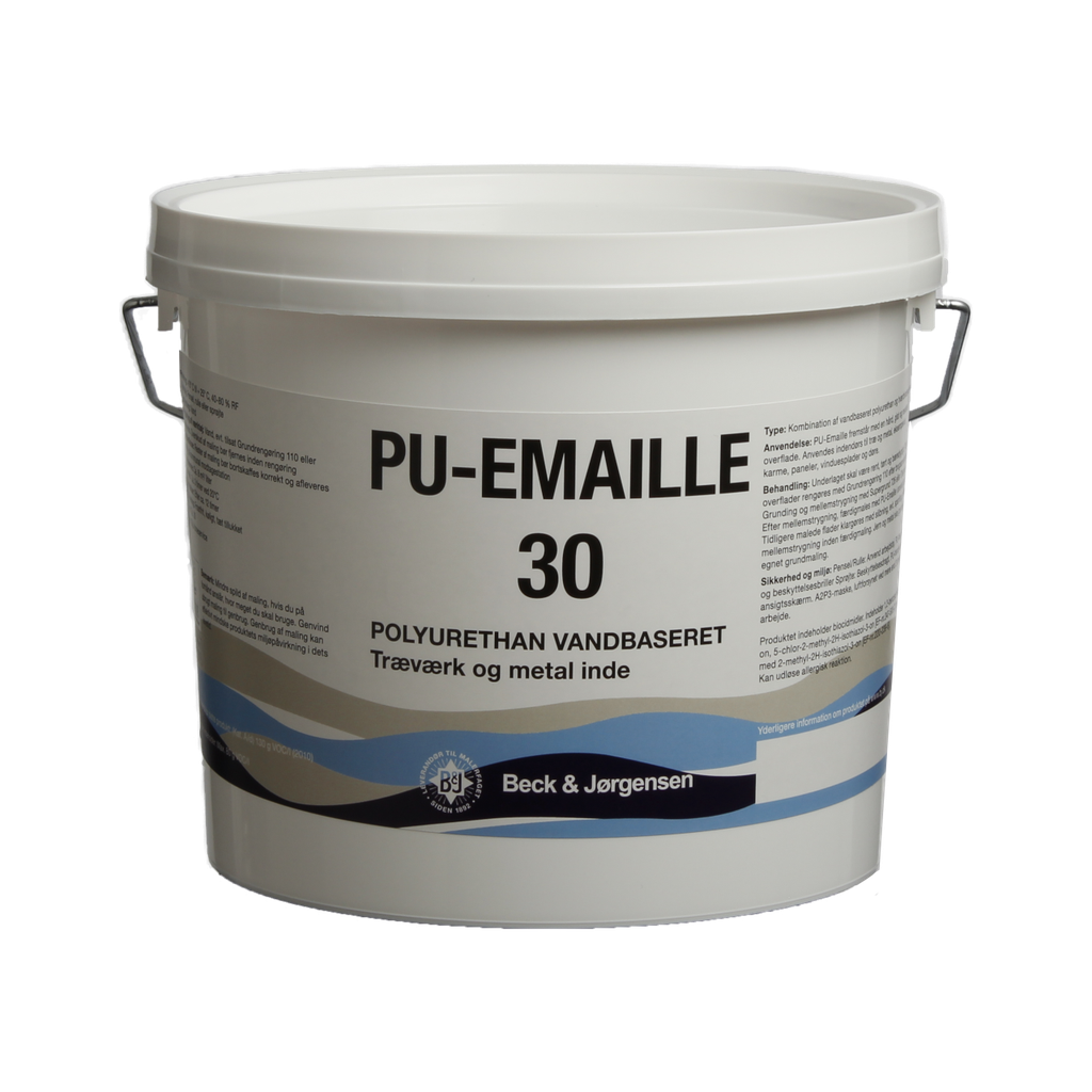 B&J PU-Emaille 30 Base Hvid 2,7L