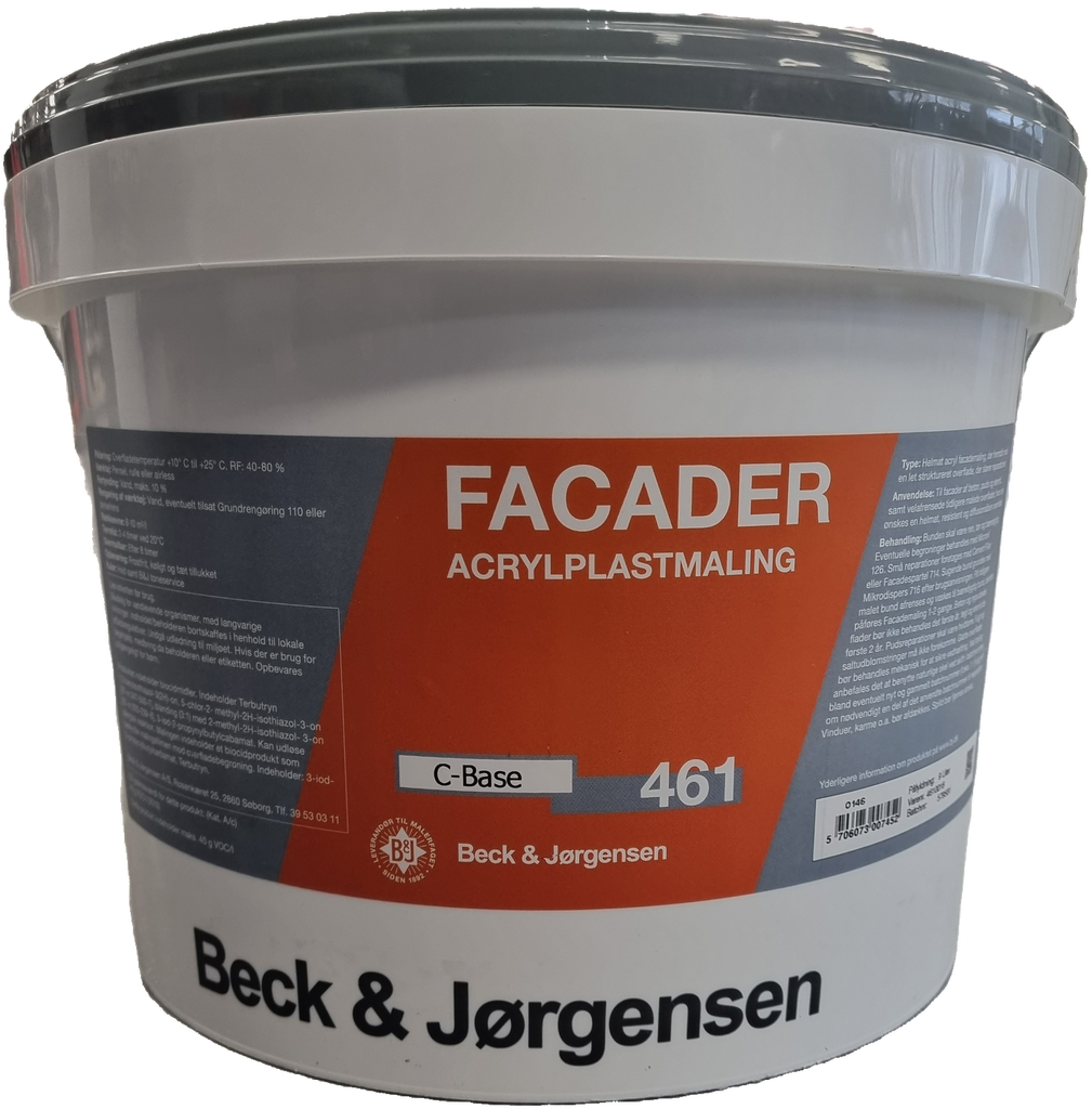 Beck & Jørgensen Facader Acrylplastmaling C-Base 461 9L