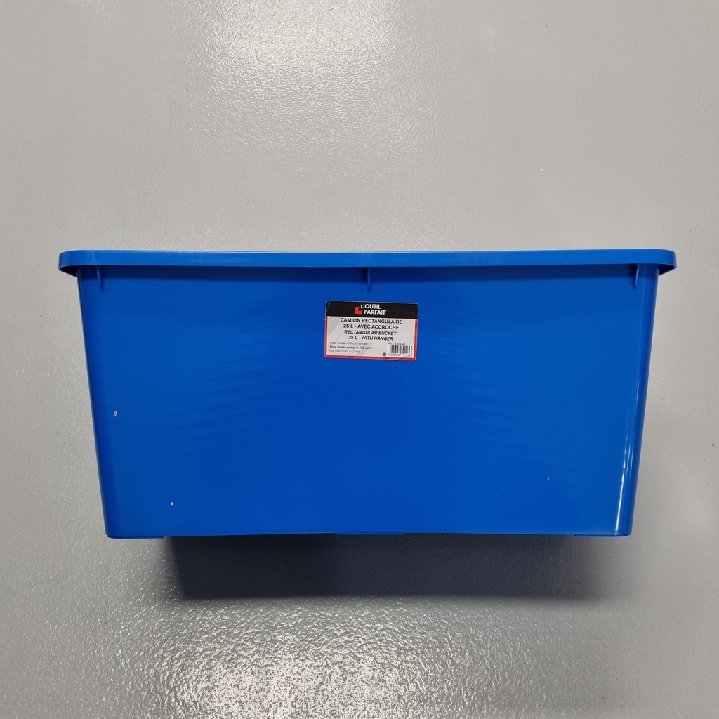 L'OUTIL PARFAIT lige spand med ristkrog, blå 25L 470x205mm