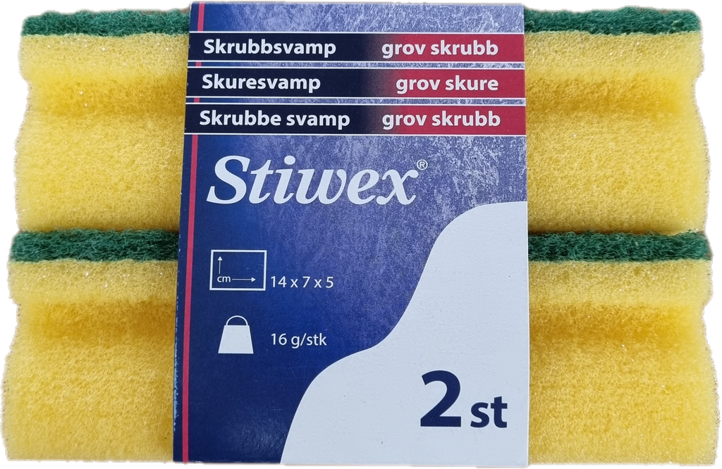 Stiwex® Scrubbing sponge 2pcs