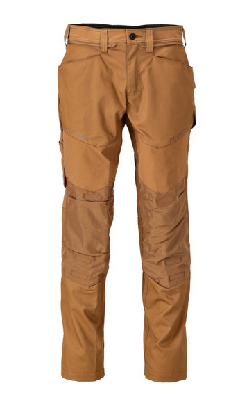 MASCOT Trousers with kneepad pockets, nut brown